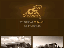 Tablet Screenshot of cs-ranch.com